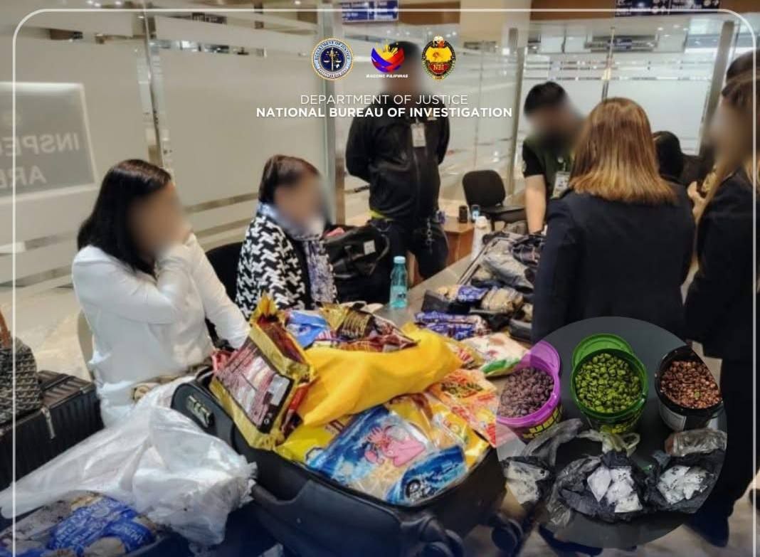 菲律宾 NAIA机场连破两起毒品走私案!查获超5670万比索冰毒,两名女子从柬埔寨入境被抓